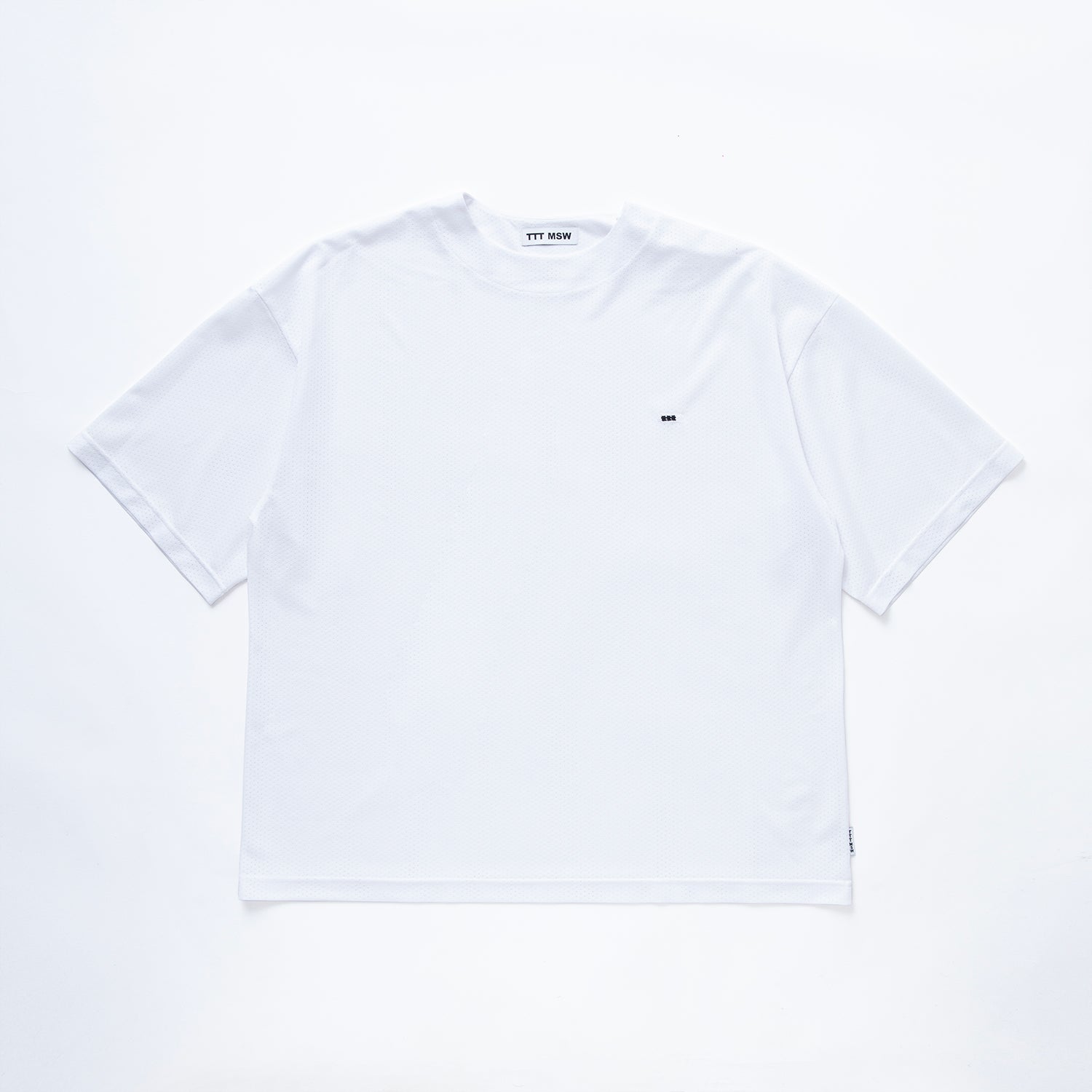 Mesh tee #WHITE [TTT-2024SS-CT01] - TTT MSW（ティー）24ss 通販 