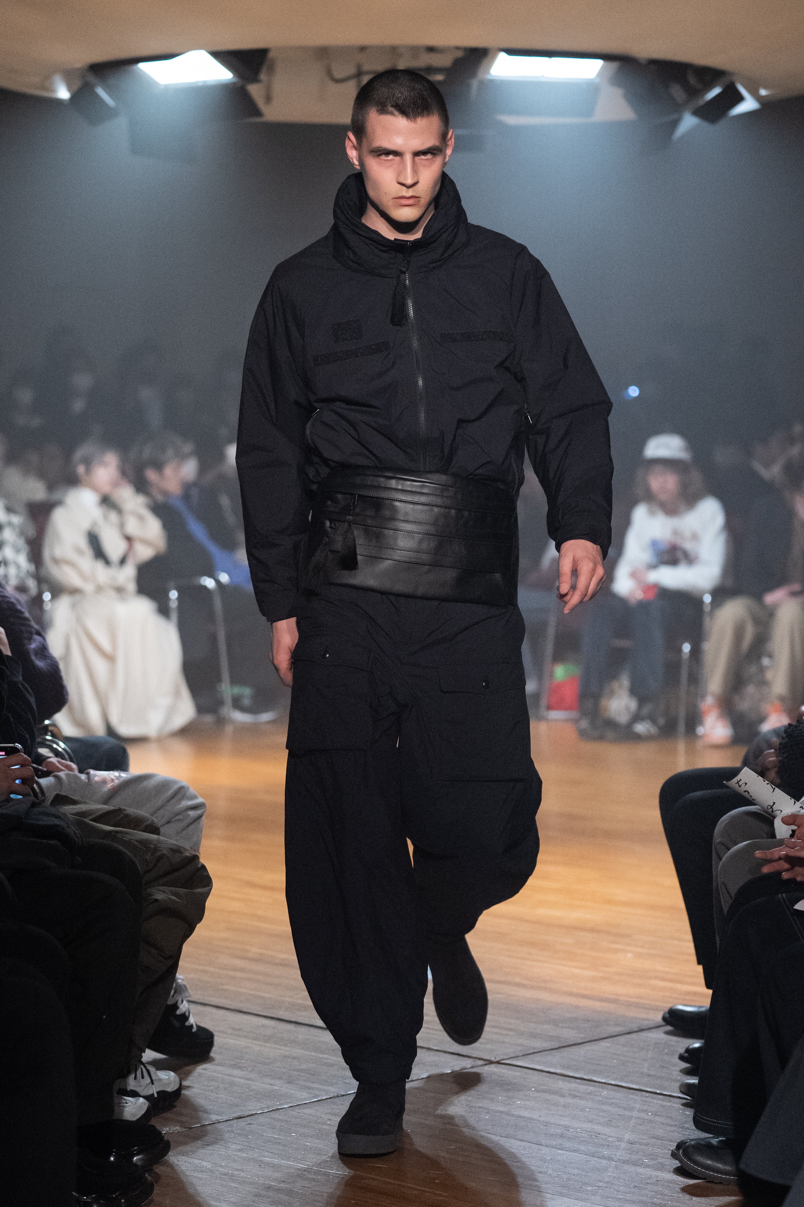 WIDE NECK SHELL JACKET #BLACK [S23AW11BL] - SOSHIOTSUKI（ソウシ