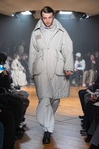 UGLY COLLAR SHELL COAT #LIGHT GREY [S23AW27CT-N]