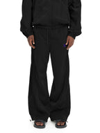 TWISTED NYLON TRUCK PANTS #BLACK [241-01-0201]