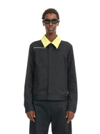 CONVERTIBLE COLLAR JACKET #BLACK [241-01-0303]