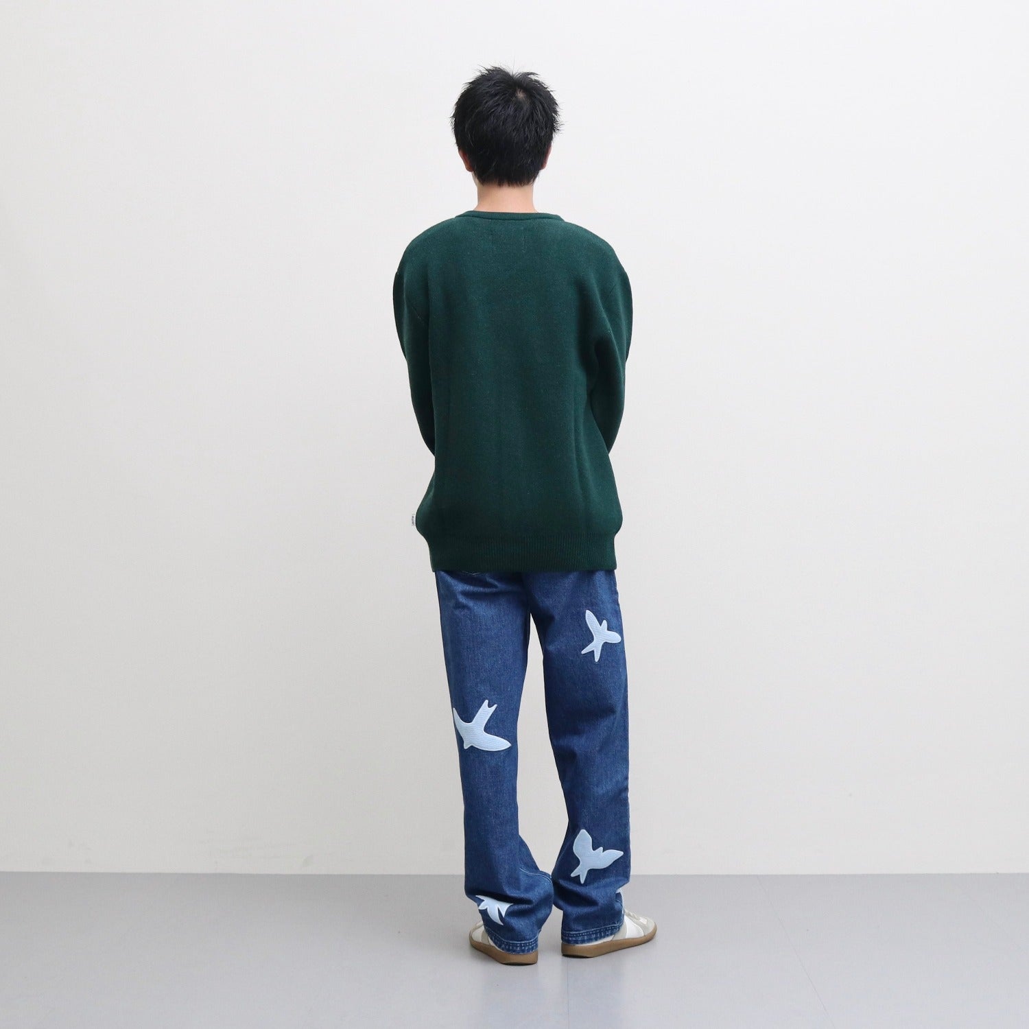 Parker Workwear Birds Pants #Washed Blue [AW23-005P]