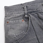 KNICKER BOCKERS DENIM (bio washed) #GREY [S23AW24DNM-WSH]