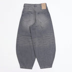 KNICKER BOCKERS DENIM (bio washed) #GREY [S23AW24DNM-WSH]
