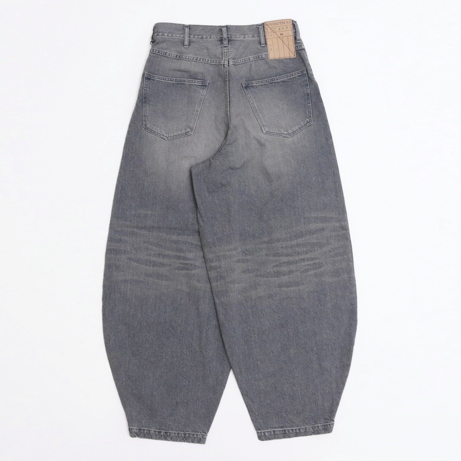 KNICKER BOCKERS DENIM (bio washed) #GREY [S23AW24DNM-WSH]