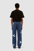 Parker Workwear Birds Pants #Washed Blue [AW23-005P]