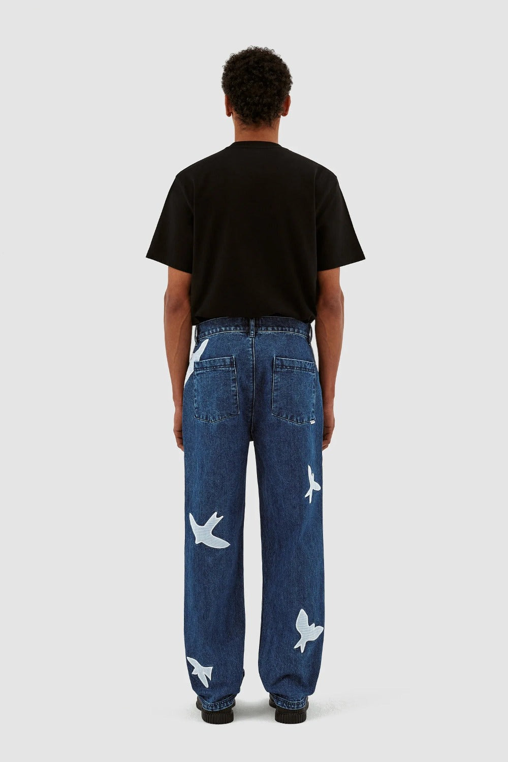 Parker Workwear Birds Pants #Washed Blue [AW23-005P]