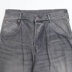 KNICKER BOCKERS DENIM (bio washed) #GREY [S23AW24DNM-WSH]