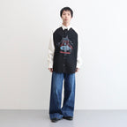 【訳あり】RAGLAN SLEEVE SHIRTS #BLACK [232-01-0101]