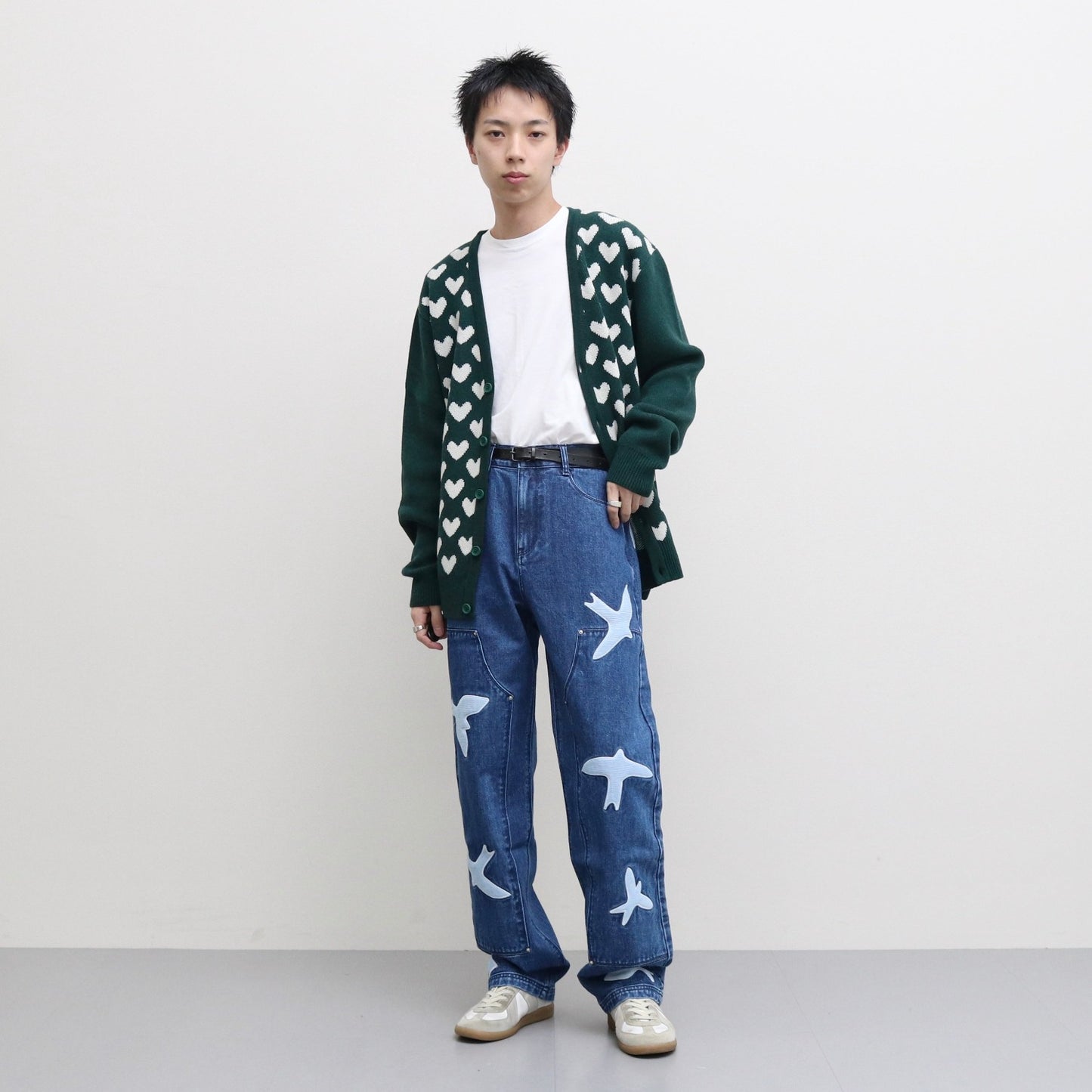 Parker Workwear Birds Pants #Washed Blue [AW23-005P]