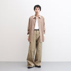 HIGH COLLAR SHIRT #CAMEL×OFF WHITE [TI035015]