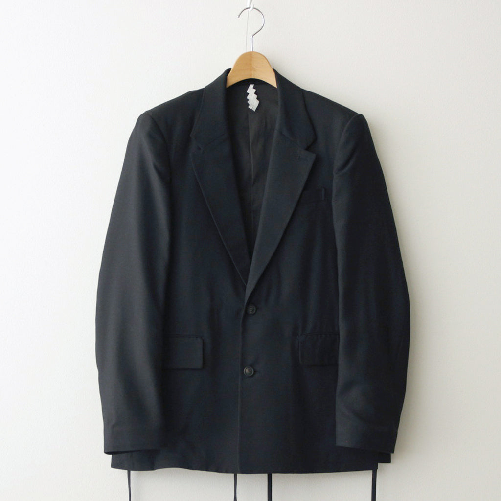 KIMONO BREASTED JACKET #black [S24SS04JKT]