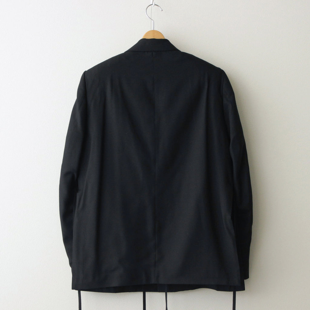 KIMONO BREASTED JACKET #black [S24SS04JKT]