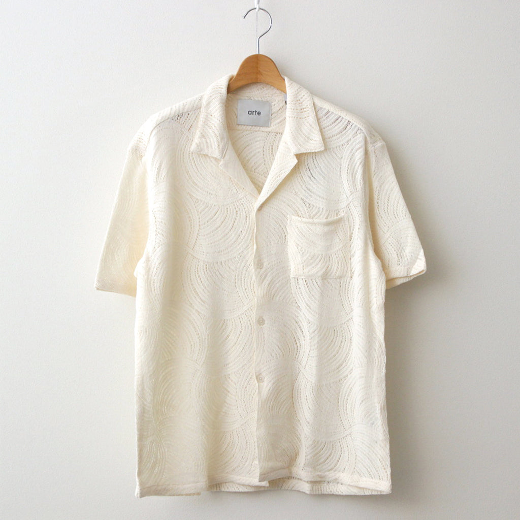 Circle Croche Shirt #Cream [SS24-116S]