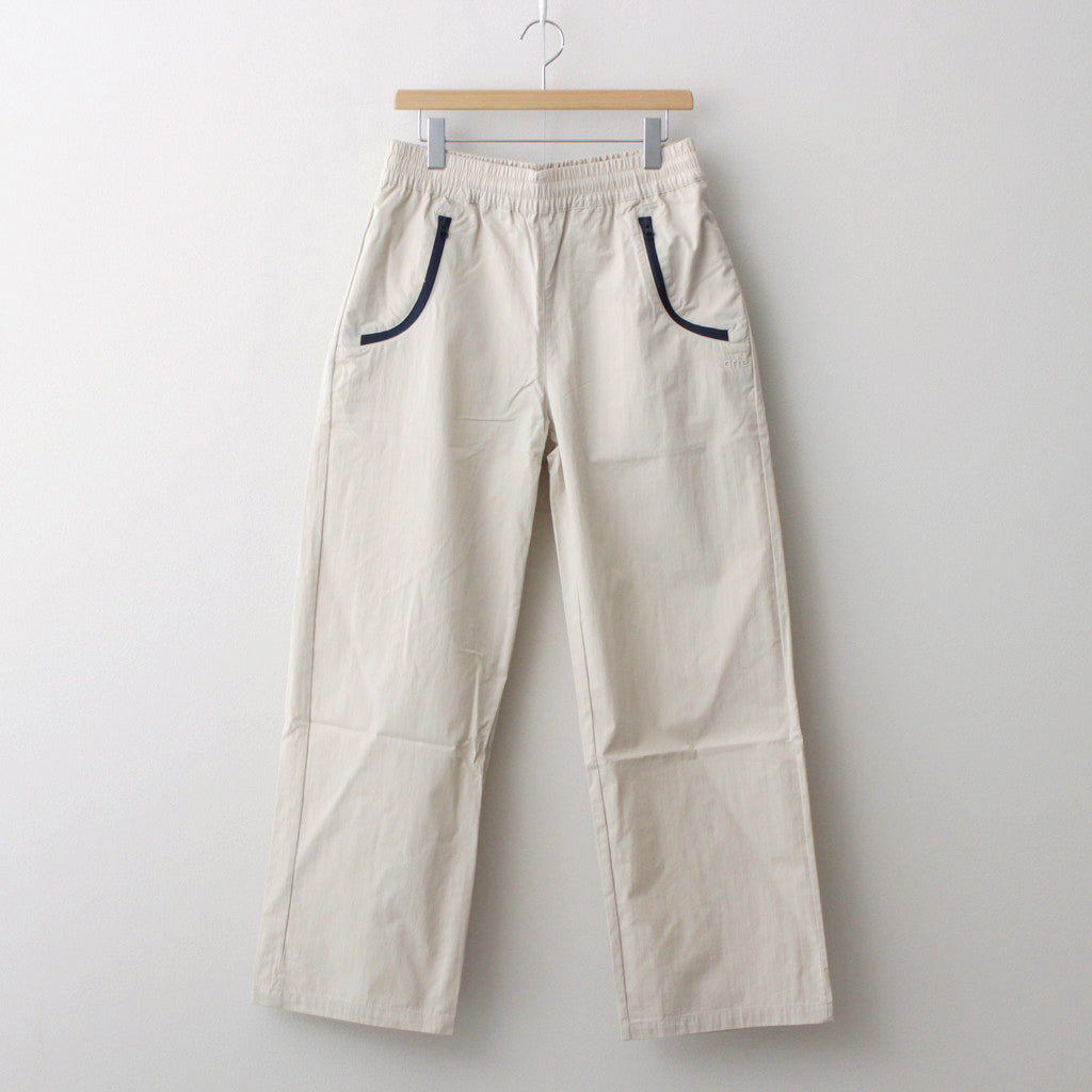 Curve Zipper Track Pants #Cream/Navy [SS24-056P]