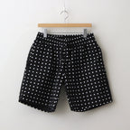 Shorts heat print #black/white [SS24-130SHO]