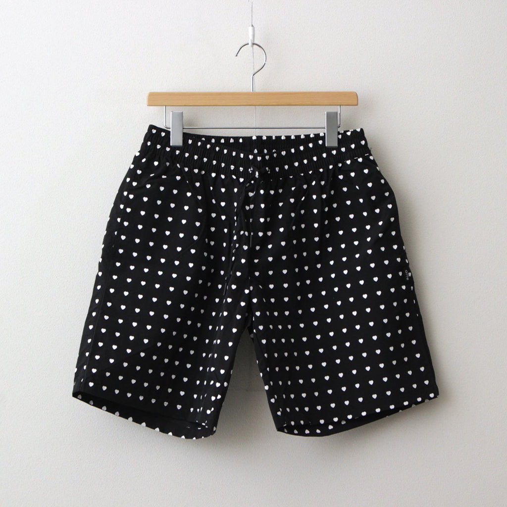 Shorts heat print #black/white [SS24-130SHO]