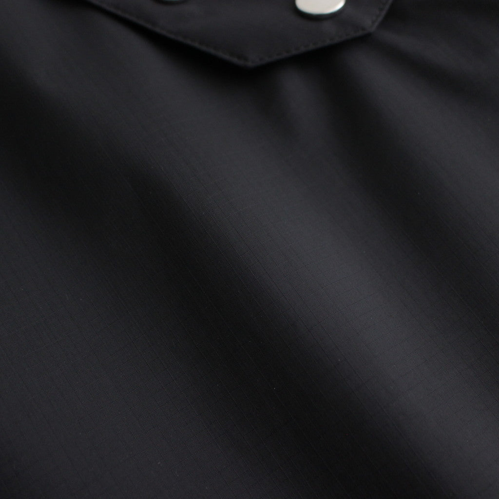 SNAP ZIPPER NYLON PANTS #Black [SHSS24012]