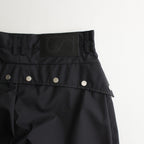 SNAP ZIPPER NYLON PANTS #Black [SHSS24012]