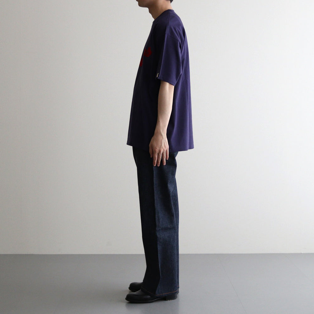 Oversized Script Logo Tee #Navy [2121214]