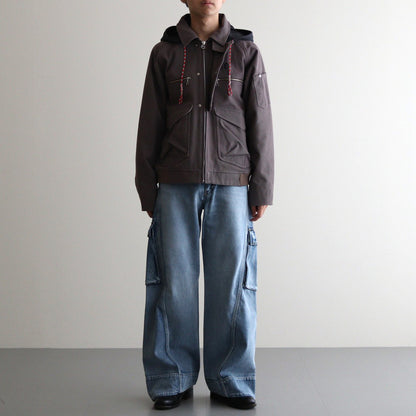 男性モデル(ハラ):172cm 58kg 着用サイズ：2