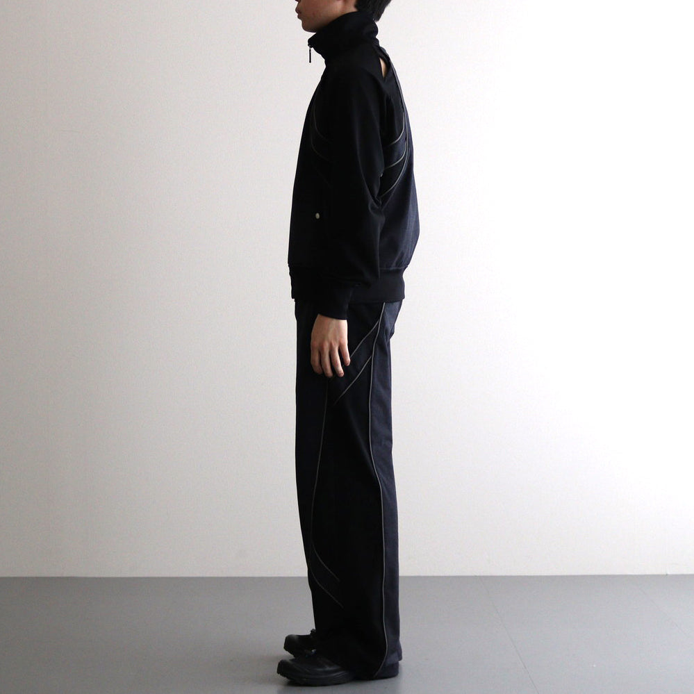 FLORES TRACK JACKET #Grey-Black [SHSS24013]