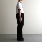 SKIRT WIDE DENIM PANTS #Black [SHSS24029]