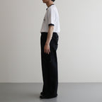 SHAFFER DENIM WIDE PANTS #Washed Black [SHSS24030]