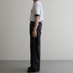 SNAP ZIPPER NYLON PANTS #Black [SHSS24012]