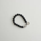 SINGLE JUZU BRACELET #black [SSGN002AC]