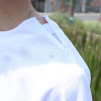 Mesh tee #WHITE [TTT-2024SS-CT01]
