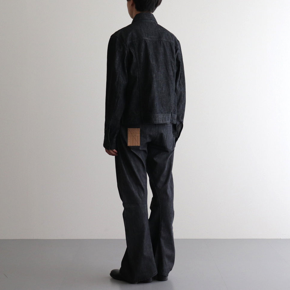WARPED BOOT CUT DENIM #black [S24SS11DNM] – Reraise