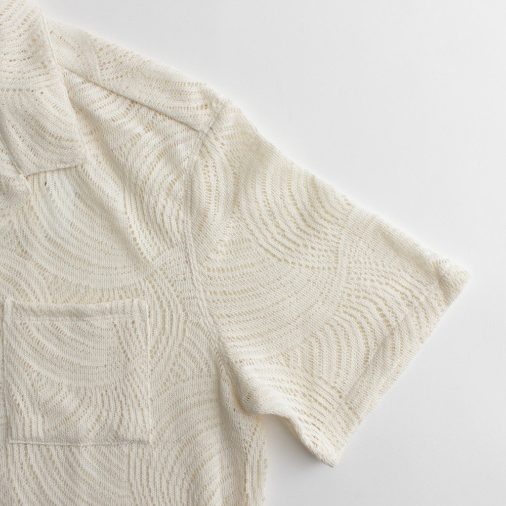 Circle Croche Shirt #Cream [SS24-116S]