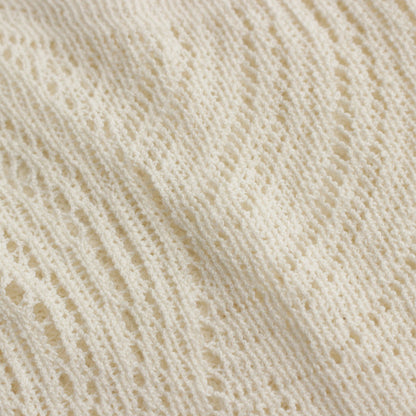 Circle Croche Shirt #Cream [SS24-116S]
