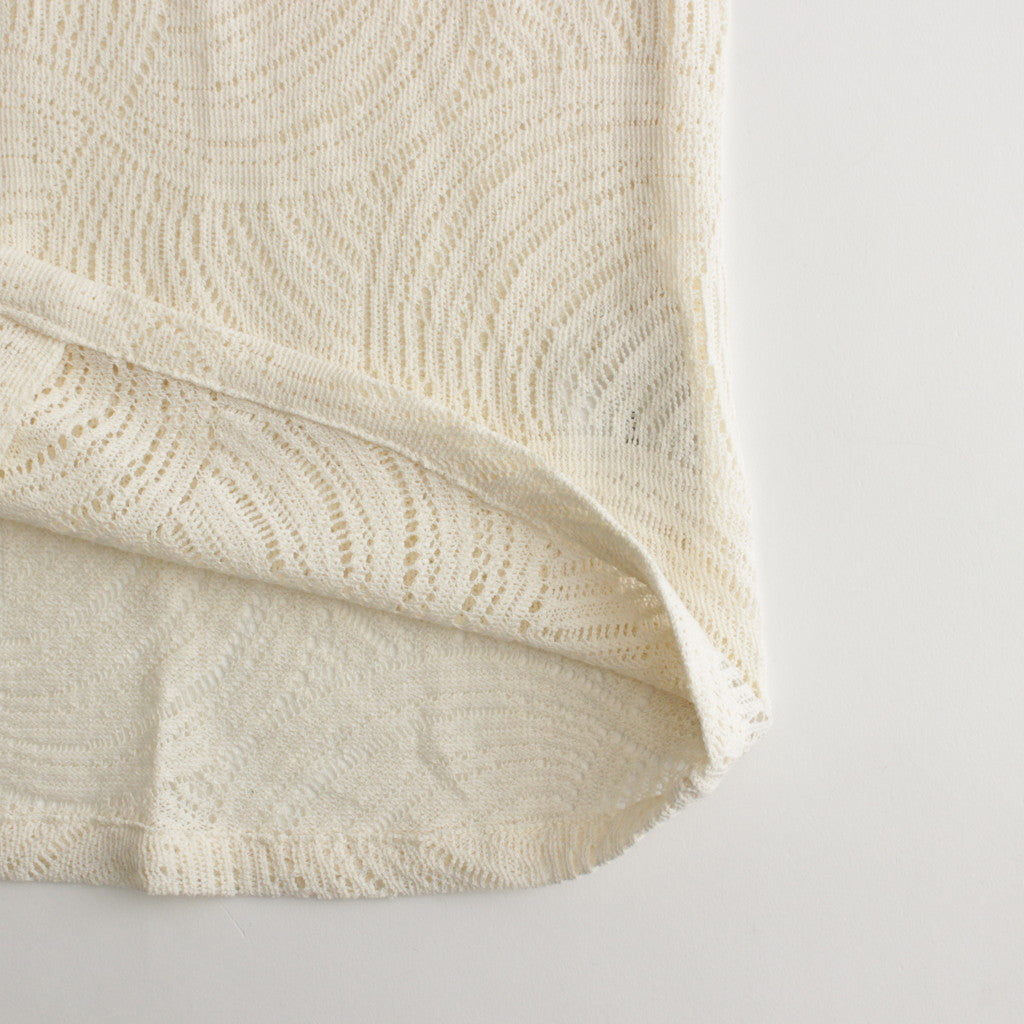 Circle Croche Shirt #Cream [SS24-116S]