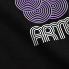 Circle Flower Back Front Print T’shirt #Black [SS24-020T]