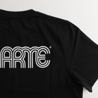 Circle Flower Back Front Print T’shirt #Black [SS24-020T]