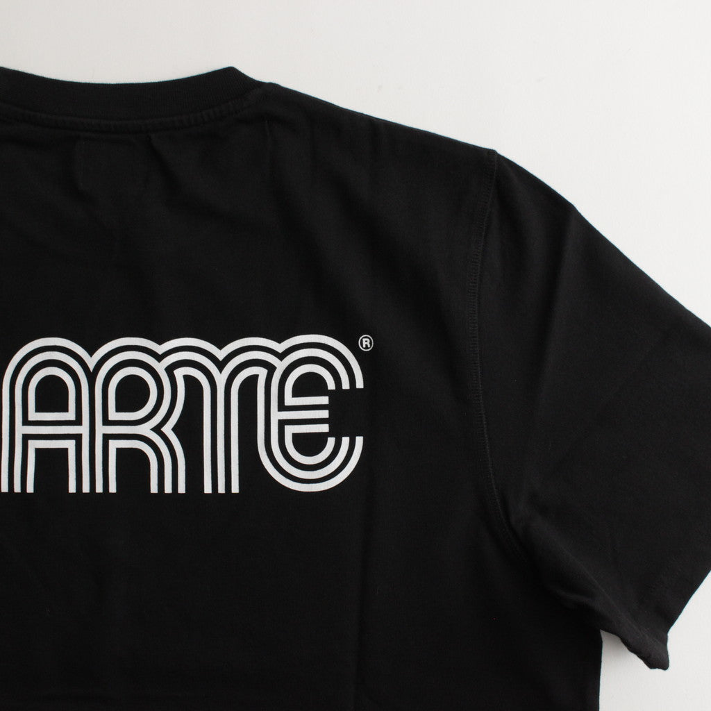 Circle Flower Back Front Print T’shirt #Black [SS24-020T]