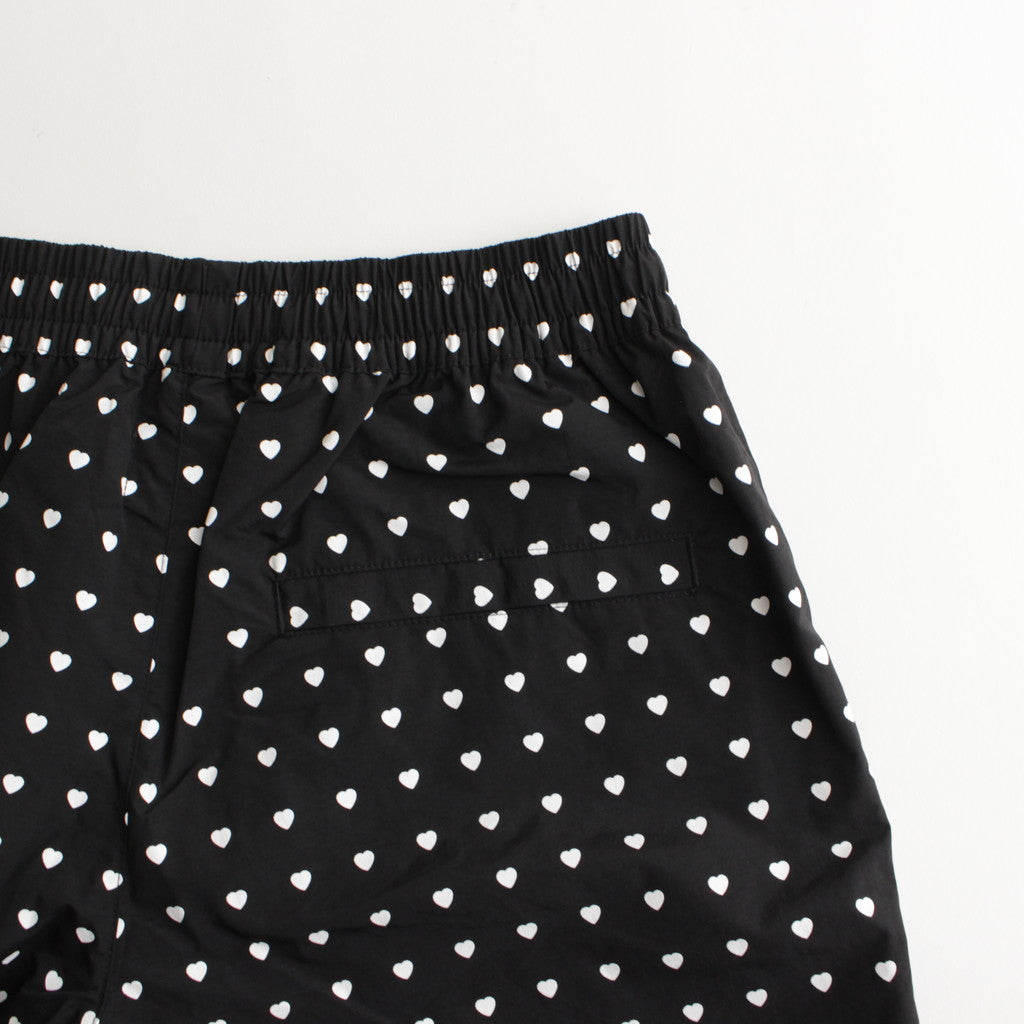 Shorts heat print #black/white [SS24-130SHO]
