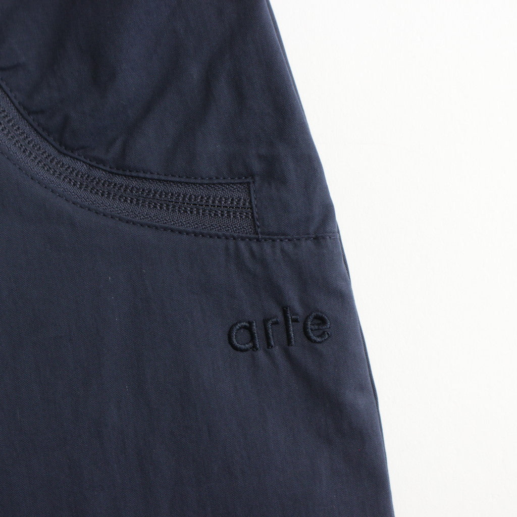Curve Zipper Track Pants #Navy [SS24-056P]