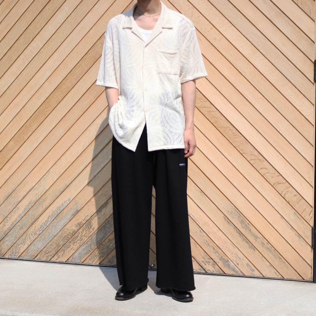 Circle Croche Shirt #Cream [SS24-116S]