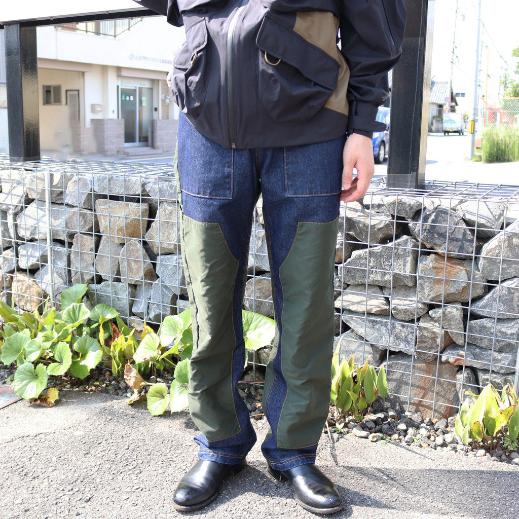 Jones Multi Pants #Denim/Green [SS24-110P]