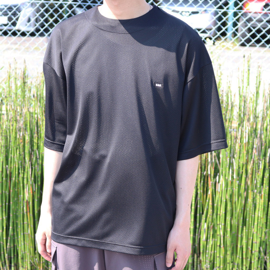 Mesh tee #BLACK [TTT-2024SS-CT01]