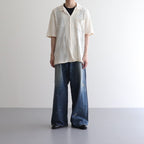 Circle Croche Shirt #Cream [SS24-116S]