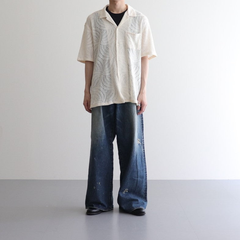 Circle Croche Shirt #Cream [SS24-116S]