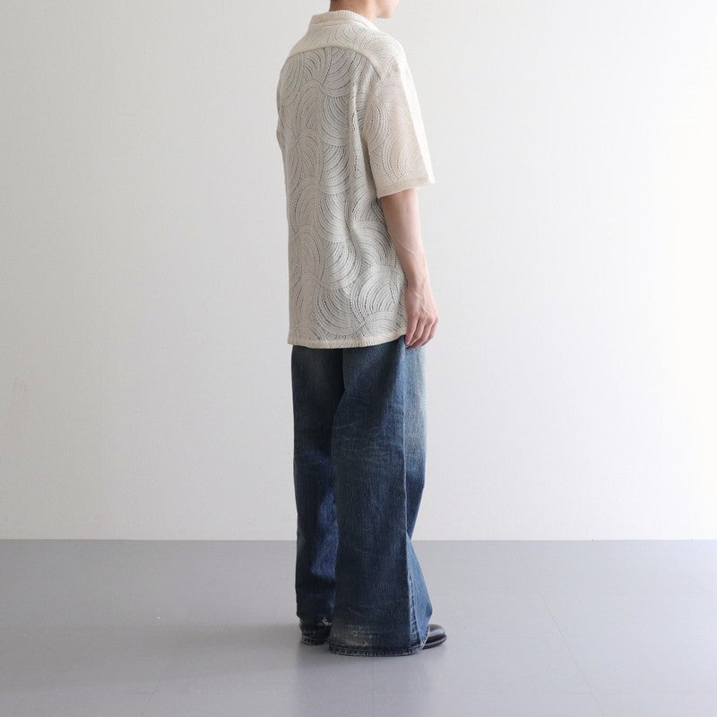 Circle Croche Shirt #Cream [SS24-116S]