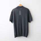 Line S/S Knit Shirt #GRAY [AL24S-KN02]