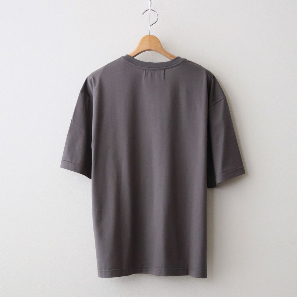Y NECK T-SHIRTS #GREY [TS-01-0001]