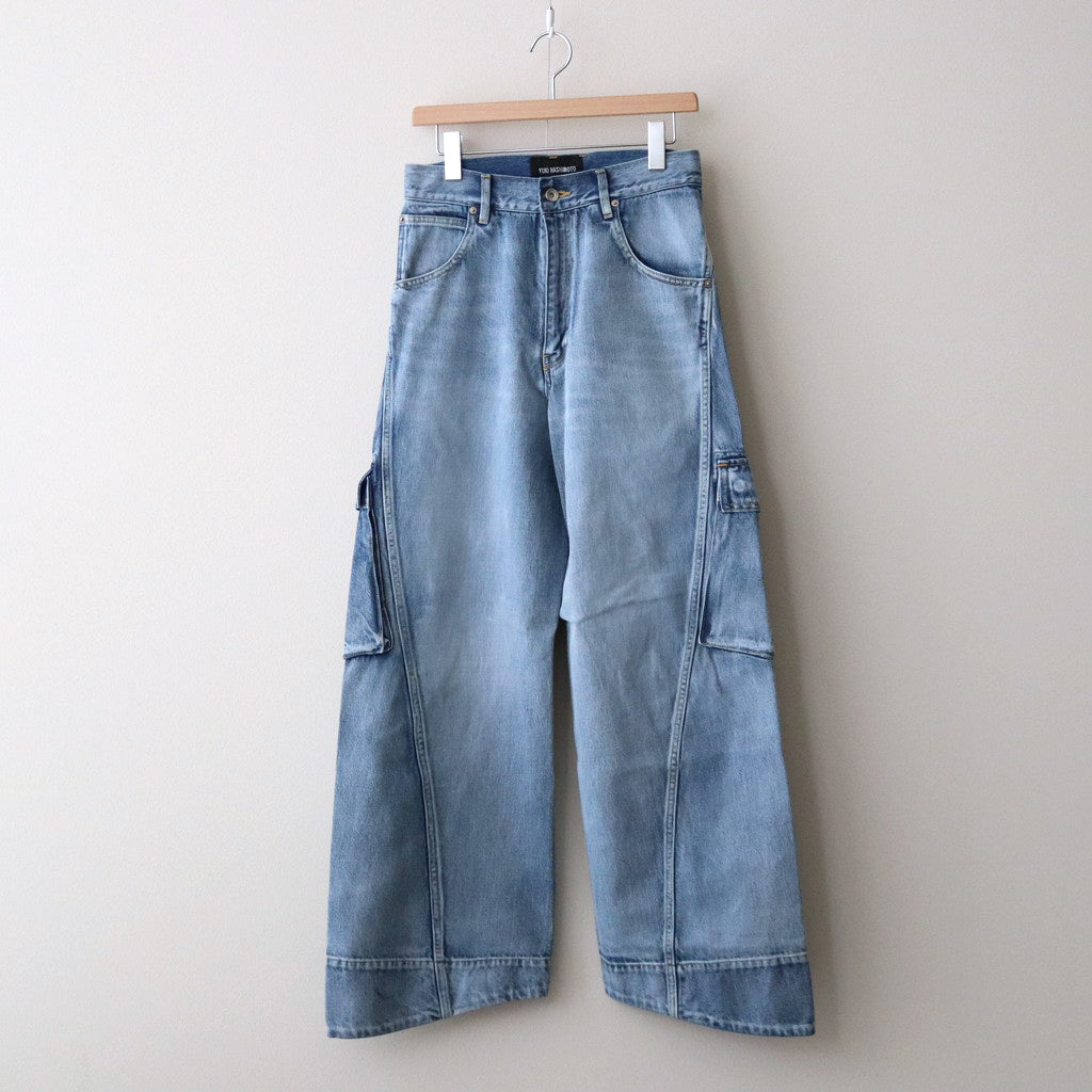 TWISTED DENIM CARGO #INDIGO [241-01-0203]