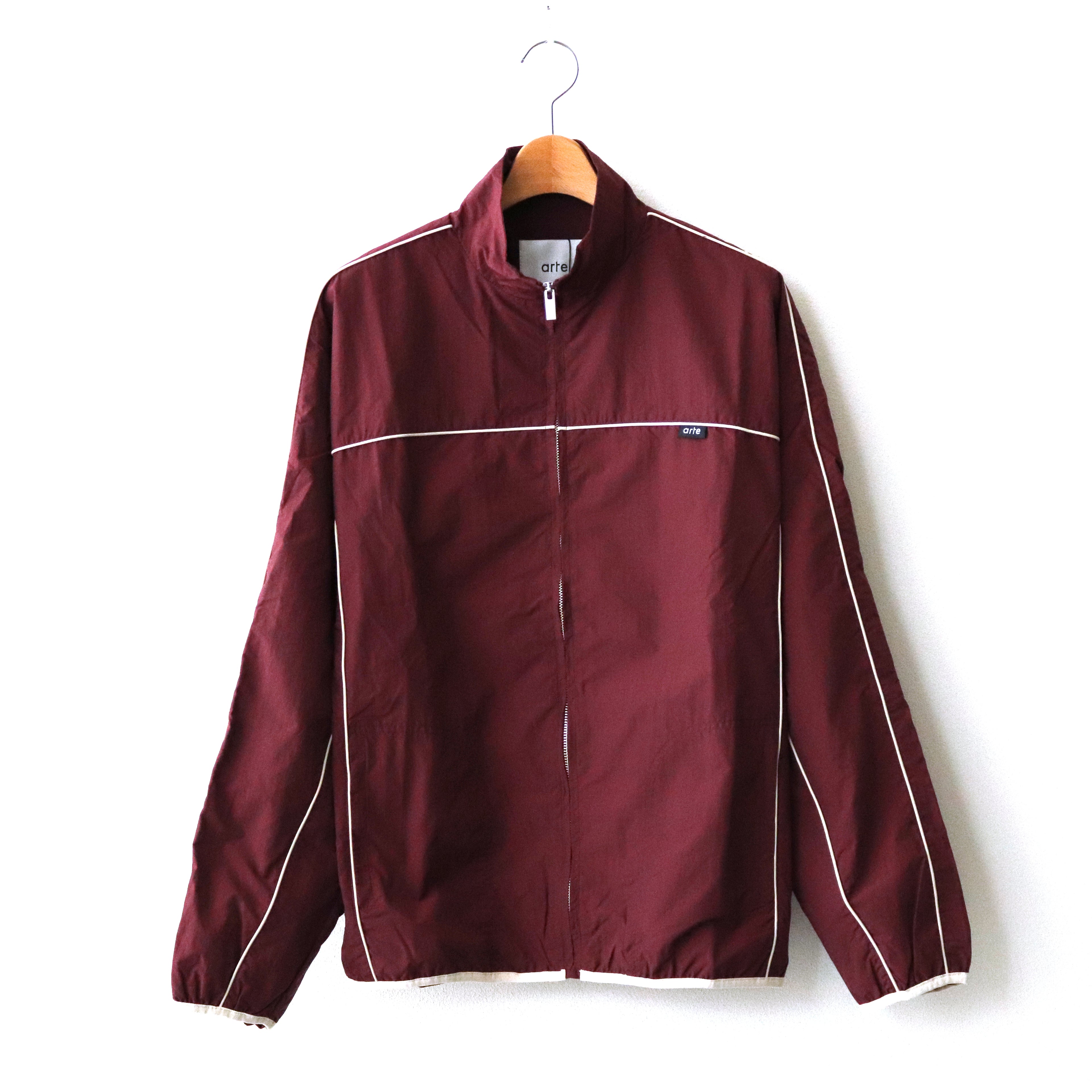 Track Pipping Jacket #Bordeaux/Cream [SS24-014J]